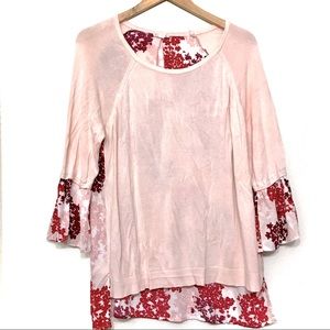 Hell Sleeve Pink Shirt